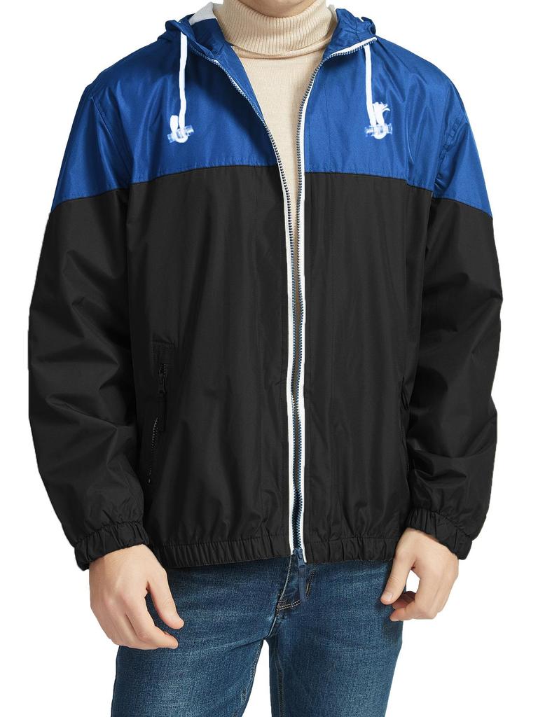 Geacă de vânt impermeabilă ușoară pentru bărbați: Jachetă de alpinism cu un singur strat pentru exterior