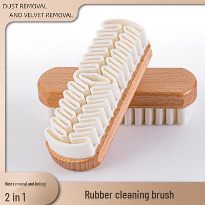Suede & Nubuck Cleaning Eraser with Soft Bristle Shoe Brush
