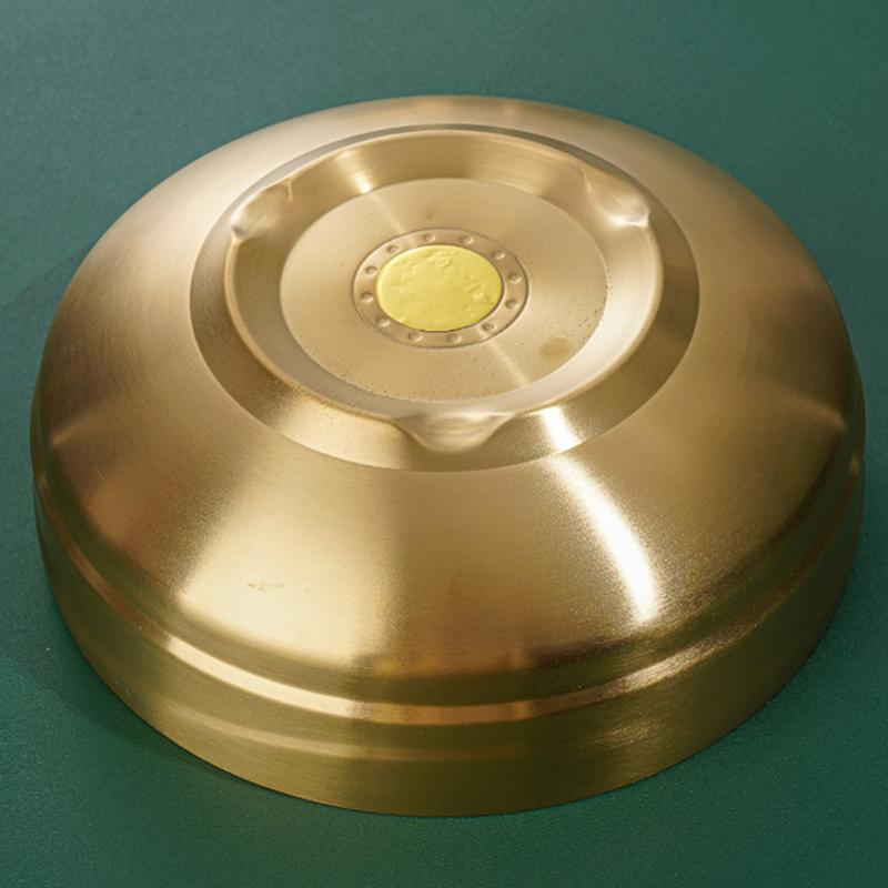 304 Rustfritt Stål Dobbeltlags Kald Nudelskål Koreansk Stil Anti-skolding Store Salat Suppeskåler Kjøkkenredskaper