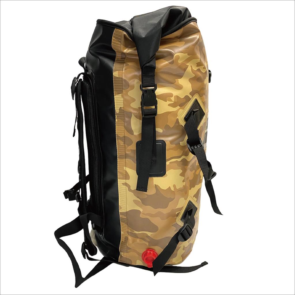 [STREAM TRAIL] Wasserdichter Rucksack Dry Tank 60L Camo CAMO SAND Groß