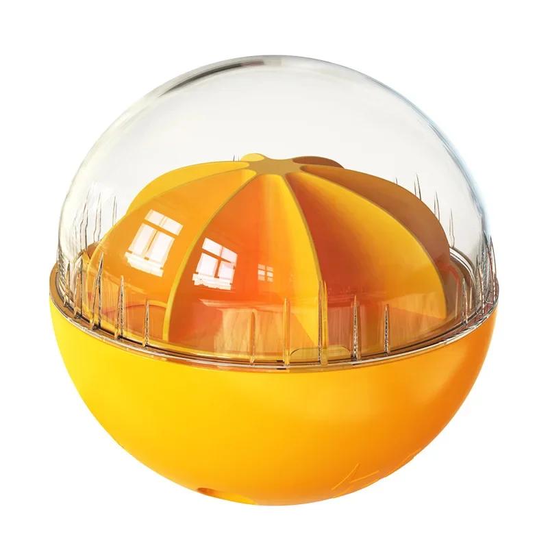 

Food ball for dog, pet food toy, grinding ball, education toys помаранчевий