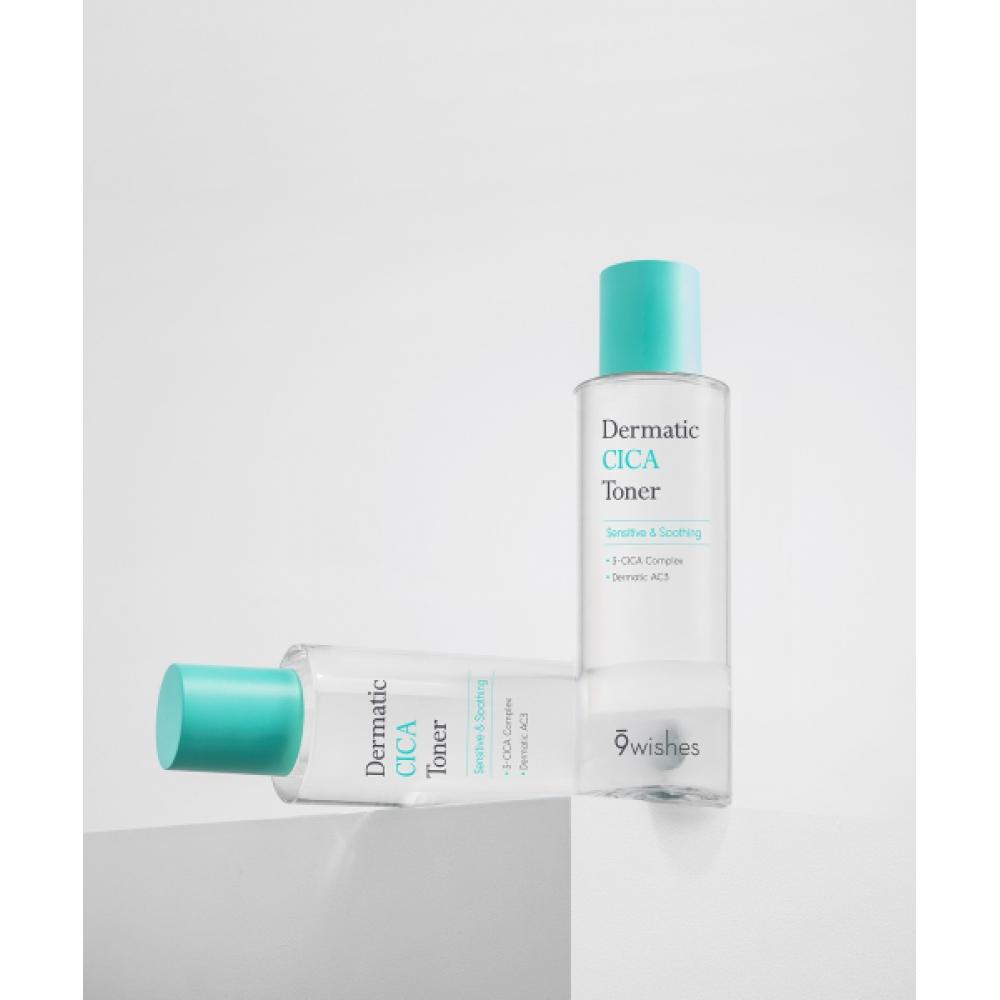 9wishes [trouble 2pack] Dermatic Cica Toner 150ml+150ml none