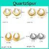 Geometrische Gold Edelstahl Ohrringe für Damen Modeschmuck Geschenk für Damen