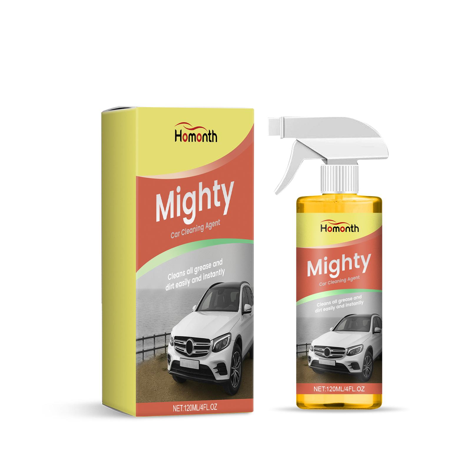 

Homonth Car Cleaner for Interior Decorations, Soft Pads, and Fabric Seats, Stain Removal and Renovation, Car Care Cleaning Agent 120ml