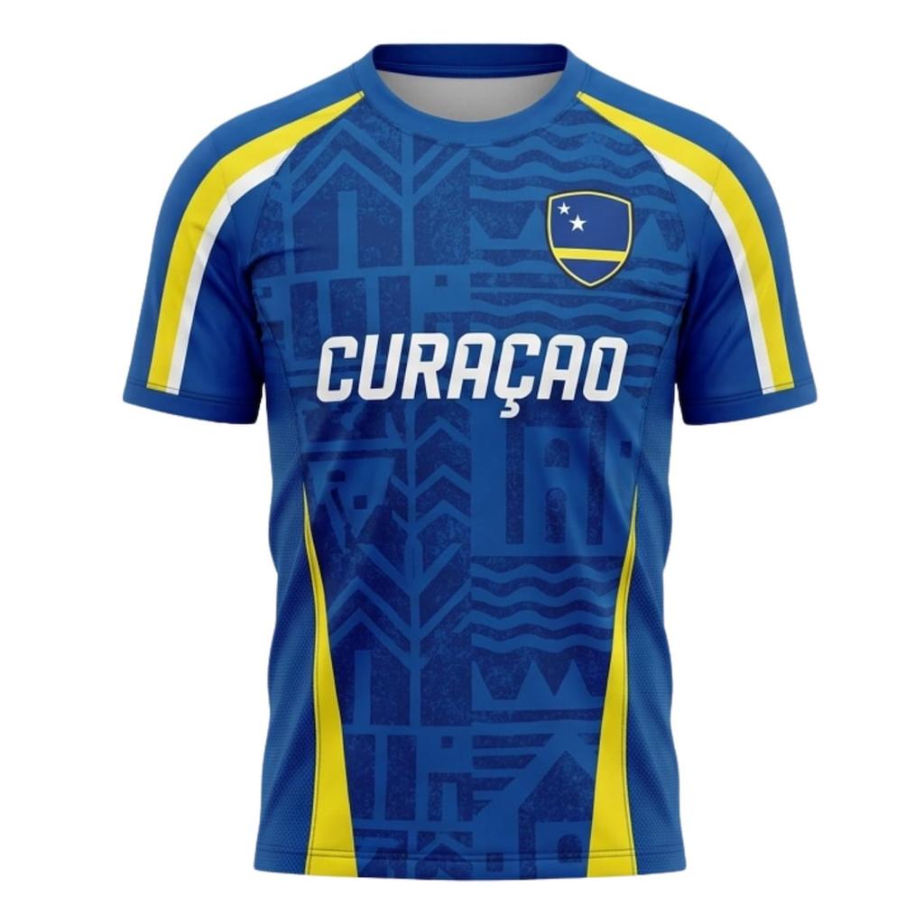 Summer New Morocco Germany Netherlands Carlos Commemorative Football Sports T-shirt Men's Training Fitness Short Sleeved T-shirt