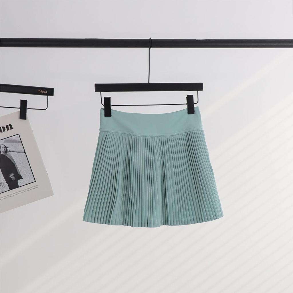 Lulu Women's Quick-Dry Pleated High-Waisted Accordion Skirt for Yoga, Fitness & Tennis