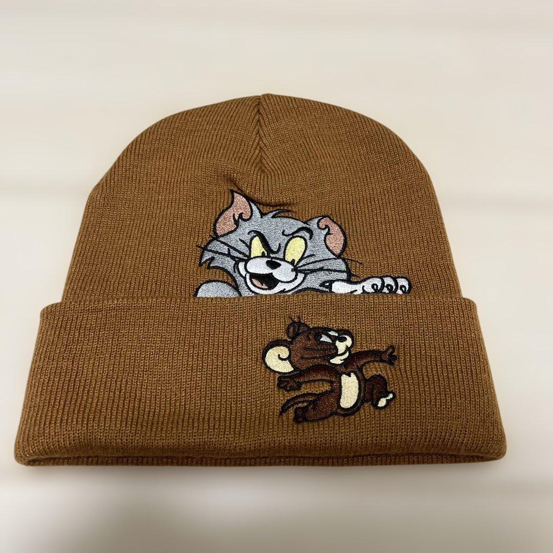 

[Б/У] 16AW/SUPREME×Том и Джерри/Шапка бини/Вязаная шапка