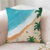 Charming Seaside Retreat Pillow Case Pillowcase, Double-sided Printed, Sofa Cushion, Bedroom Headboard Pillow