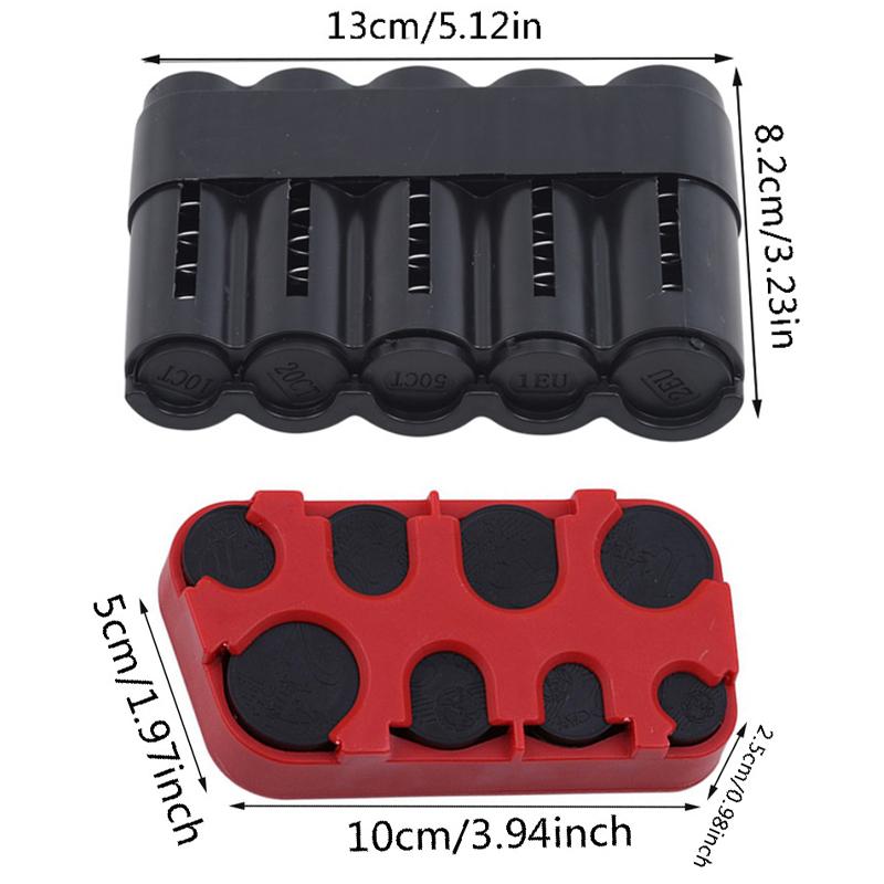Creative Coins Purse Storage Box Euro Coin Dispenser Container Case High Quality Wallet Holders Money Boxes Bins 2026 Wholesale