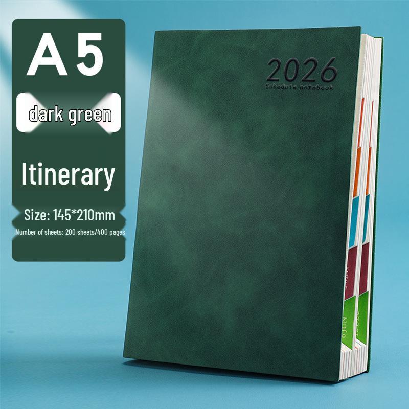 Cross-border English A5 Schedule Book: Custom Logo High-Value Notebook Planner In Stock