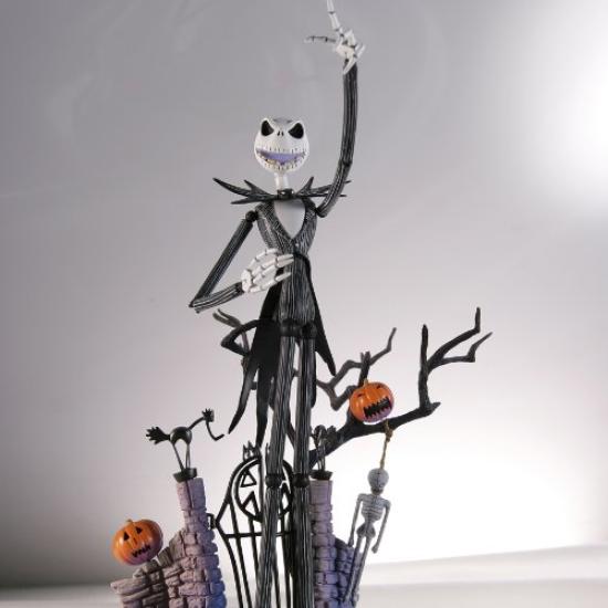 Legacy OF Revoltech JACK SKELLINGTON Luminiscenční lakovaný Jack Skellington 185 mm Malovaný akční figurka Ver. Cca. ABS a PVC