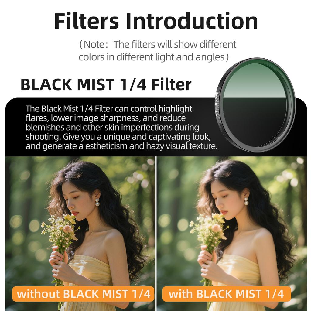 Action Camera MCUV CPL ND 8 16 11 61 Lens Filter For DJI Osmo Action 6 Aluminium Alloy Frame Filter Set Camera Accessories