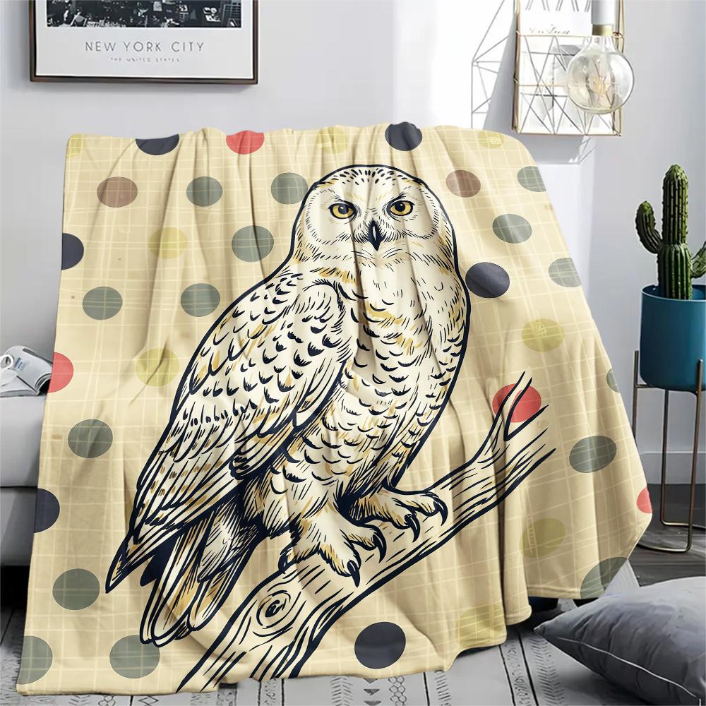 Wave point background animals Print Flannel Blanket,High quality Comfortable for All Seasons,Home Decor,Warmth and Comfort,Perfect for Christmas Gifts