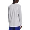 Under Armour Solid Color Crew Neck Long Sleeve T-Shirt Men Tops White 1375693-100