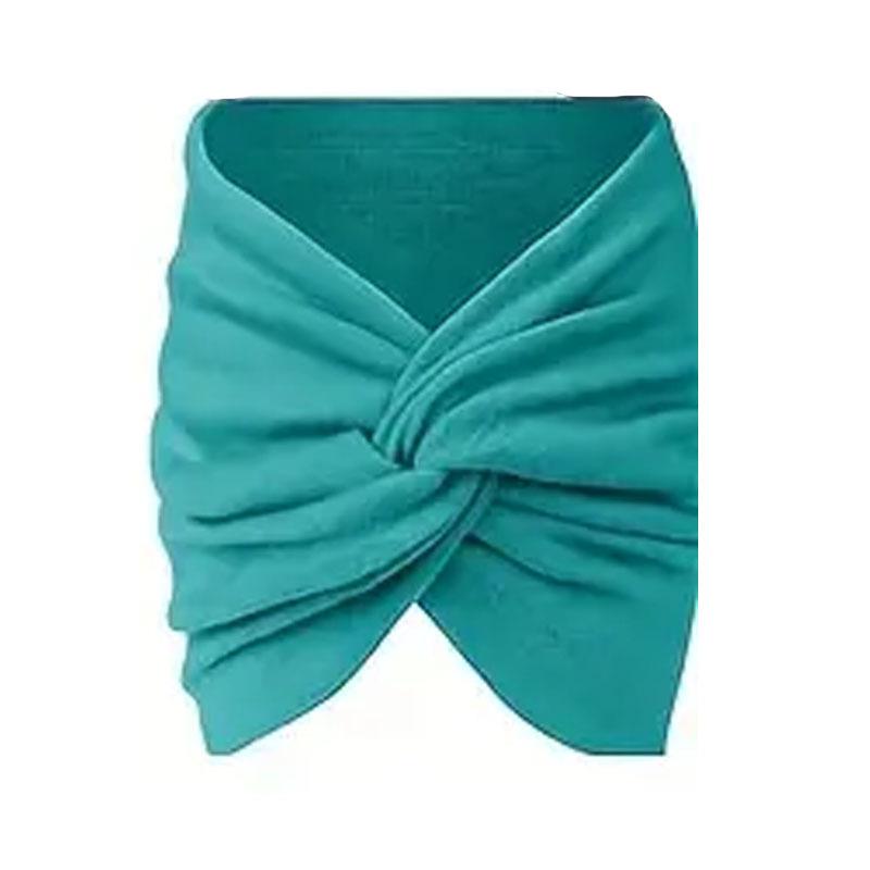 

Повязка на голову в стиле бохо-спорт: Женский широкий эластичный аксессуар для волос для йоги и бега