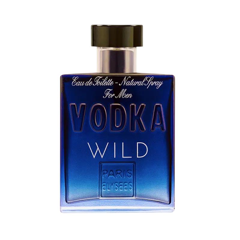 Paris Elysees Vodka Wild Masculine Collection Perfume Created In France Eau De Toilette Natural Spray Perfume for Men 100ML (3.3fl.oz.)
