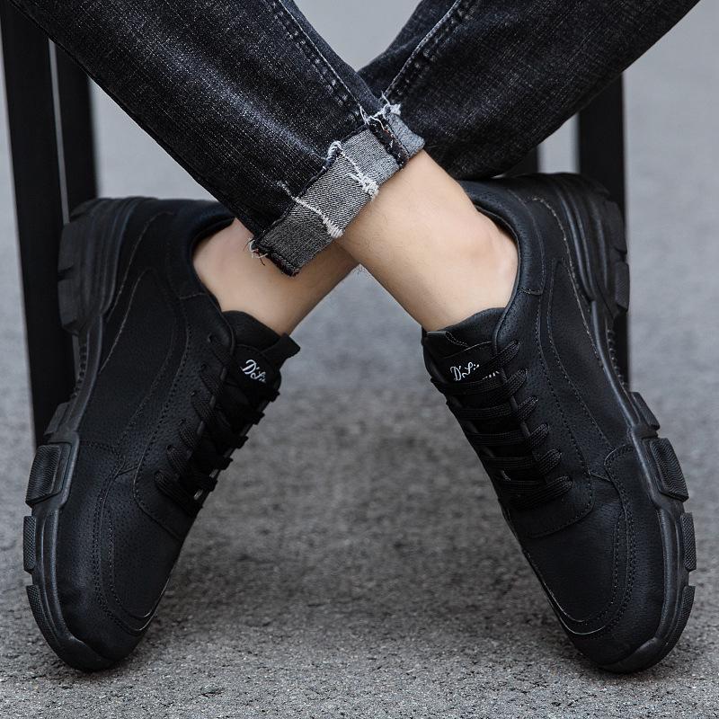 

Весенние мужские ботинки Martin, мужские низкие ботинки в британском стиле, мужские стильные туфли, ботинки среднего размера, мужские ботинки в стиле милитари, нескользящие 39