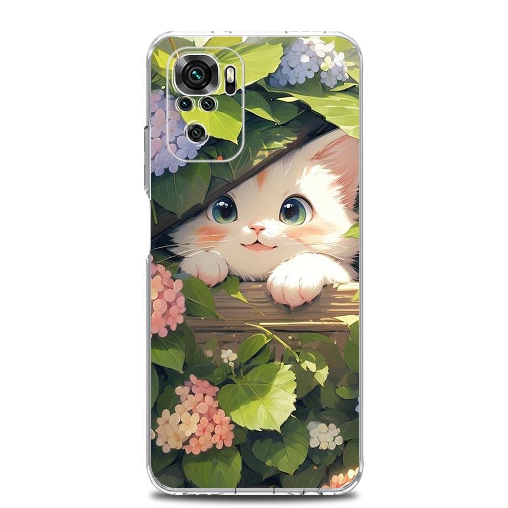 Phone Case For Xiaomi Redmi Note 15 14 13 12 4G 10 11 Pro Plus 5G 14C 13C 12C 10C Soft TPU Cover Daily Life of Cute Cats