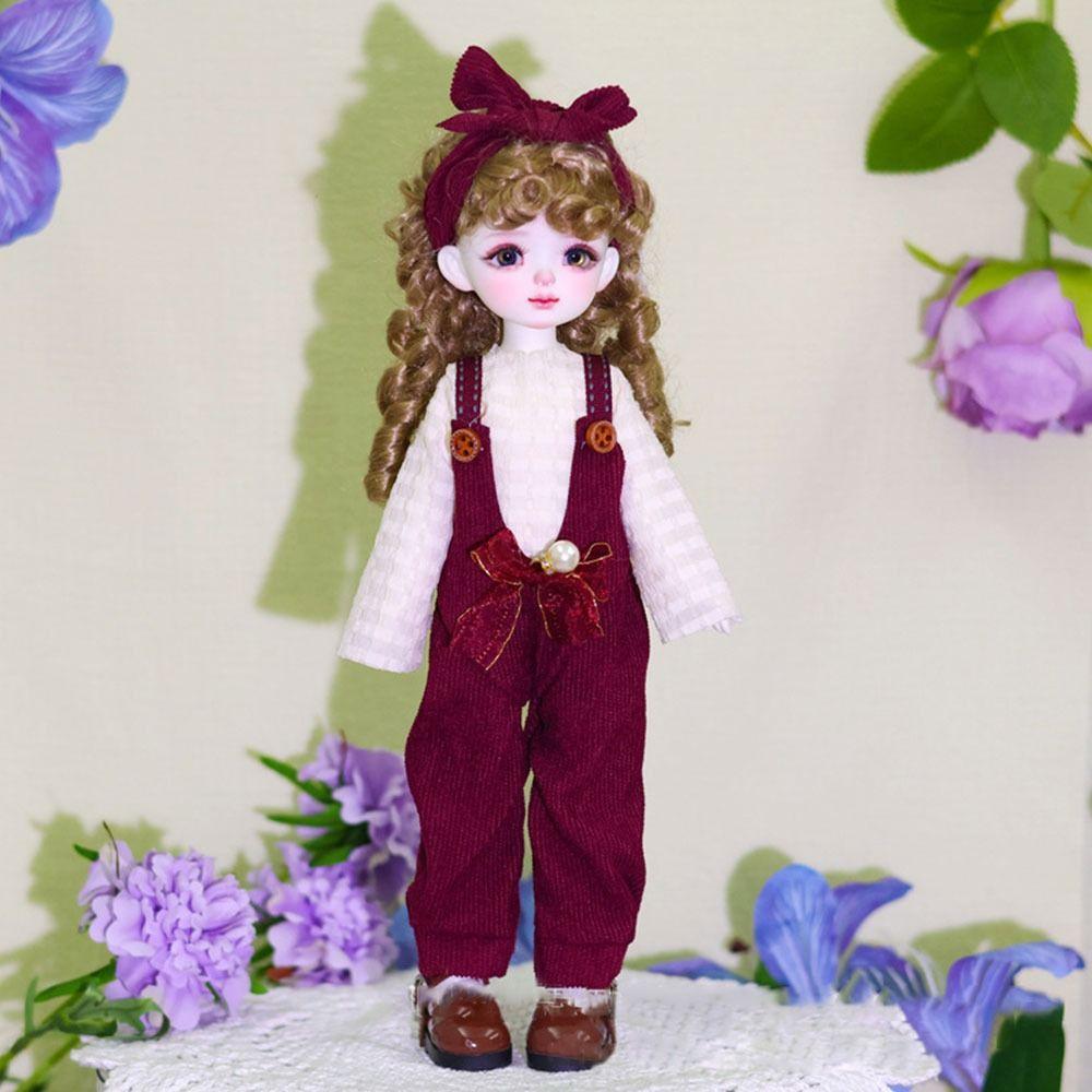 DIY BJD Doll Clothes 1/6 30cm Doll Doll'S Clothing Fashion Doll Dress Up  Cotton Doll