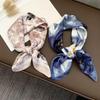 Retro 70*70 Square Scarf Colorful Silk Scarf Women Neck Scarf All-Match Shawl  Trendy Headscarf Women'S Accessories Gifts