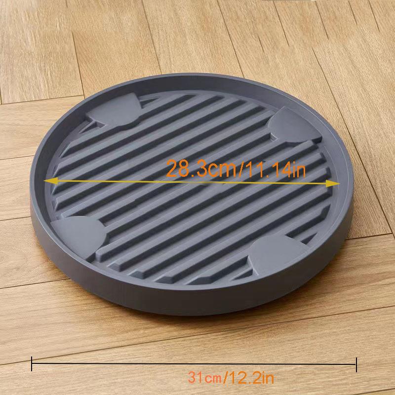 Heavy Duty Plant Saucer with Wheels Rolling Flower Pot Coaster Plastic Planter Dolly with 360° Casters Self Draining Mobile Potted Trolley