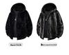Men's European-Size Cotton-Padded Mink Velvet Winter Coat—Warm, Thick, Imitation Fur Jacket