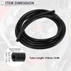 RATCHROLL 1PC Universal Silicone Vacuum Tube Hose High Temperature 6.6FT 3/16" 4mm ID 3.0mm