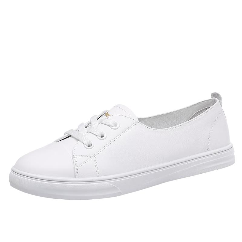 Red Dragonfly Women s White Casual Lace-up Sneakers 38