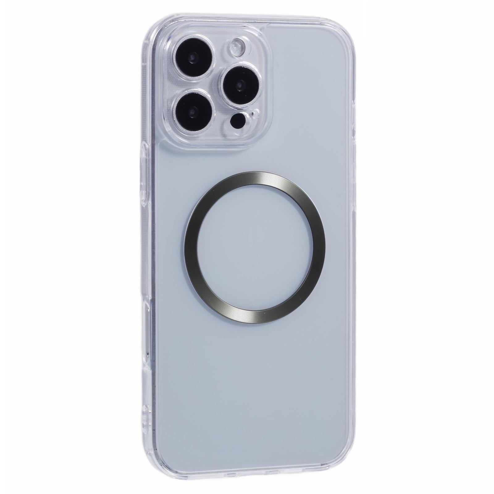 

Чехол для iPhone 16 Pro, совместимый с MagSafe, CD Vein, TPU+Акрил, Защитная крышка для телефона A