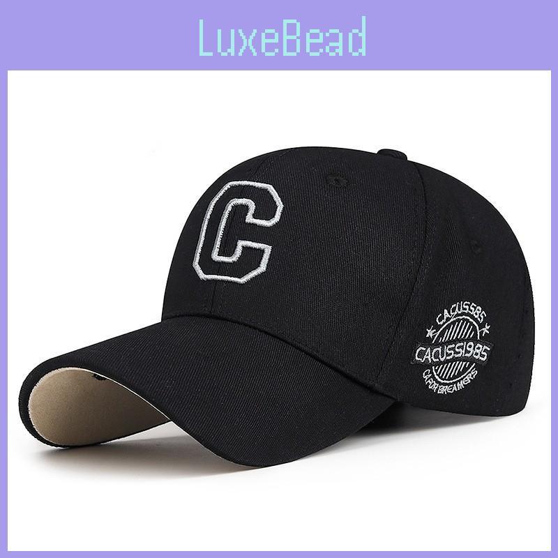 C Embroidery Letter Baseball Hat Wind Protection Peaked Caps Breathable Gift
