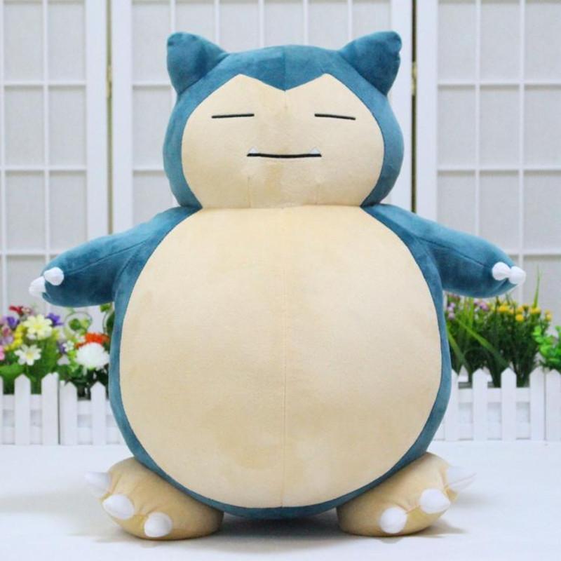 Big Jumbo Snorlax Plushie 12" Kabigon Pillow Cushion Plush Doll Gift Toy