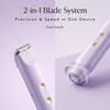 Women's Bikini Rechargeable Electric Shaver For Body And Facial Hair Removal Trimming Of Pubic Hair, Face, Armpits, And Legs