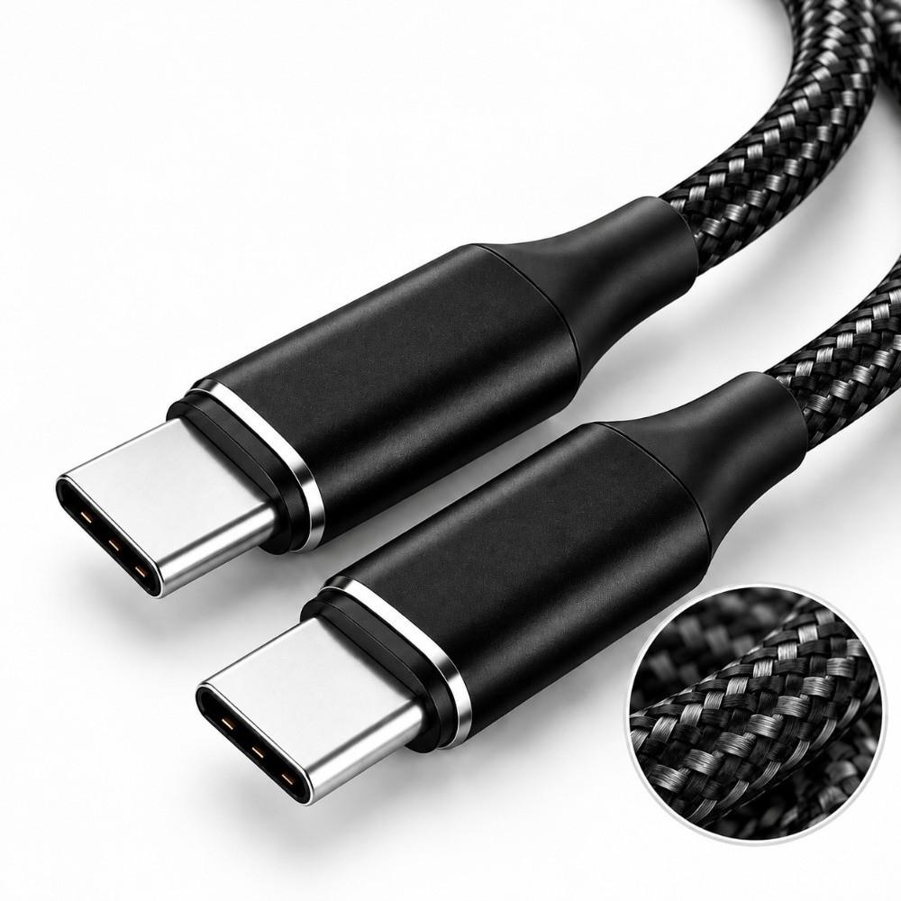 5A USB-C Charging Cable 100W PD USB-C Sync Cable Male to Male PD Fast Charge Lead  File Transfer