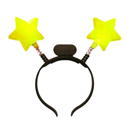 

Светящаяся повязка на голову, мигающая, светящаяся, обруч для волос, светящаяся повязка на голову со звездой, 3 режима, косплей, светящийся реквизит для свадеб, вечеринок, праздников, танцев, взрослых и детей A