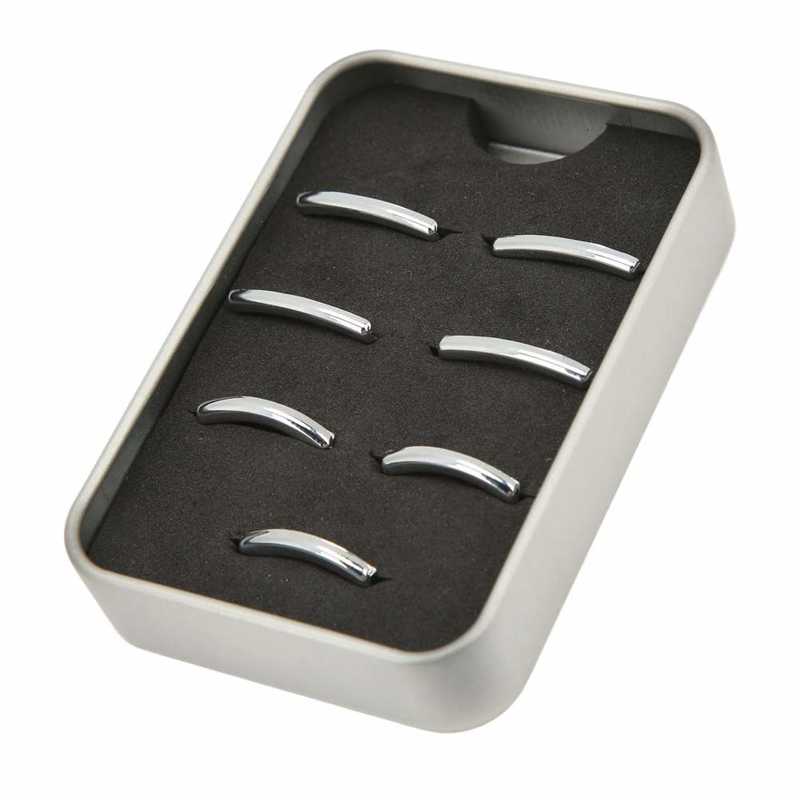 7pcs Window Lift Button Trim Sticker ABS Chrome Silver Replacement for Mercedes Benz A B C E CLA GLA Class W176 W246 W204