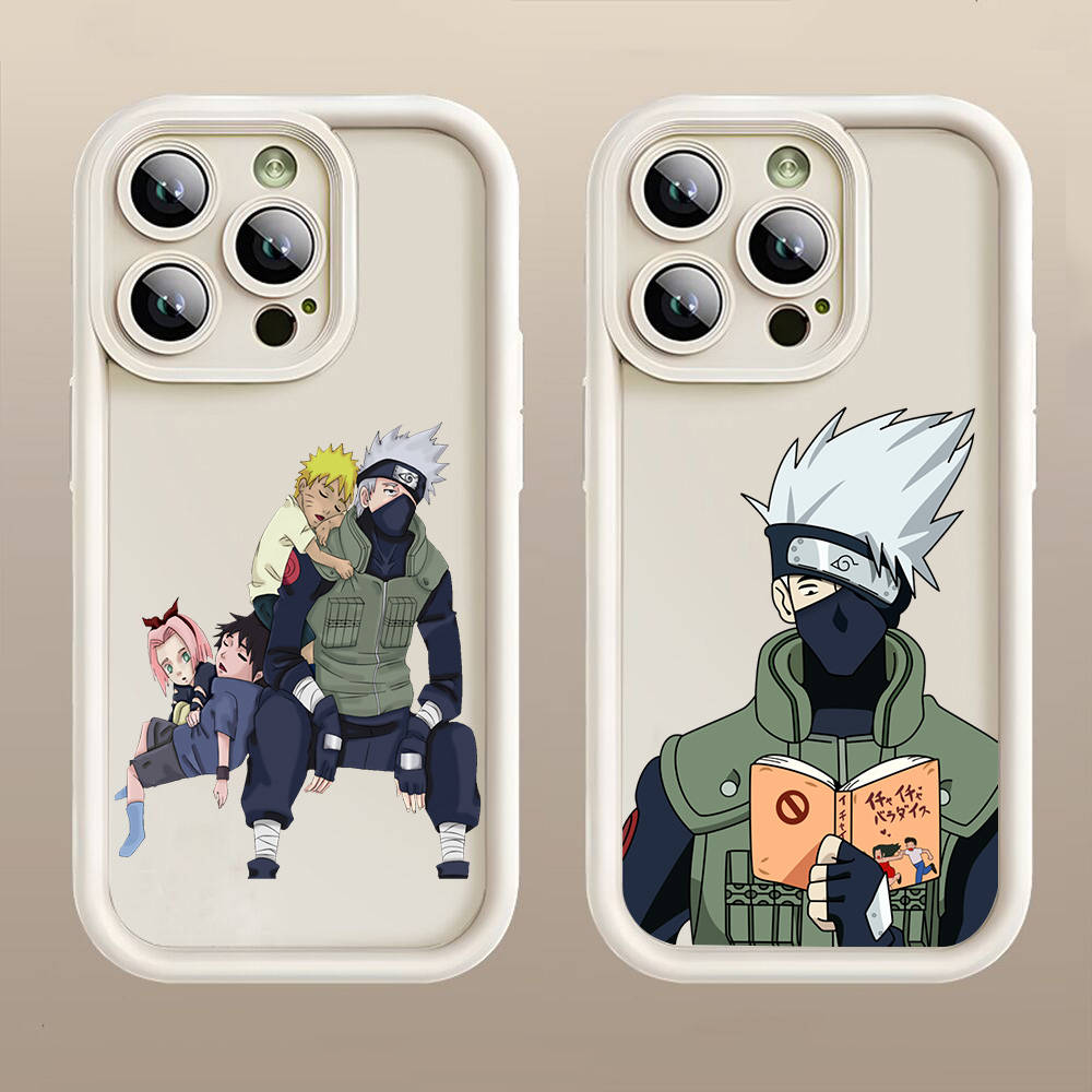 Pouzdro D-34 Naruto Kakashi pro iPhone 15 14 13 12 8 Plus Samsung S24 S23 Ultra A04S A05S Huawei P40 P50 P60 Nova 11 Pro Max OPPO A17K Reno 10