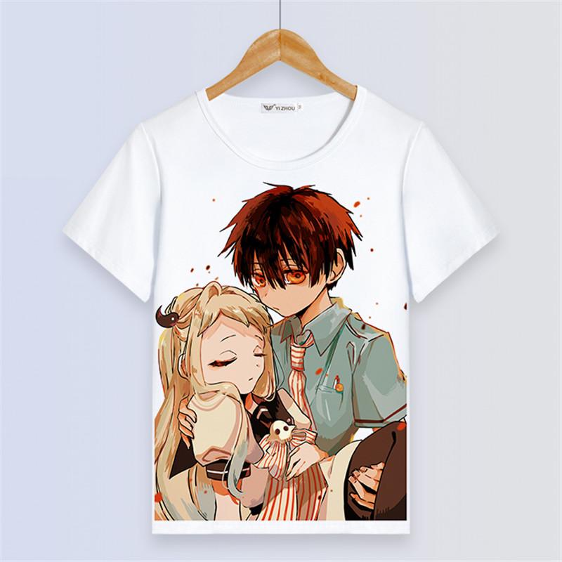 Toilet-Bound Hanako-kun Cartoon Women Cute Tshirt Short Sleeve Tops Women 2020 Summer T-shirts Harajuku Couple Clothes