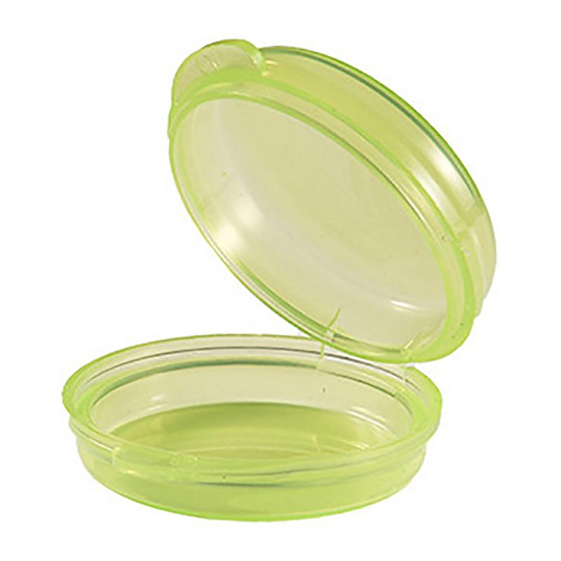

1 шт. Мини круглая пластиковая коробка Коробка для хранения таблеток и украшений Контейнер Коробка для хранения Портативная дорожная коробка для хранения зелёный