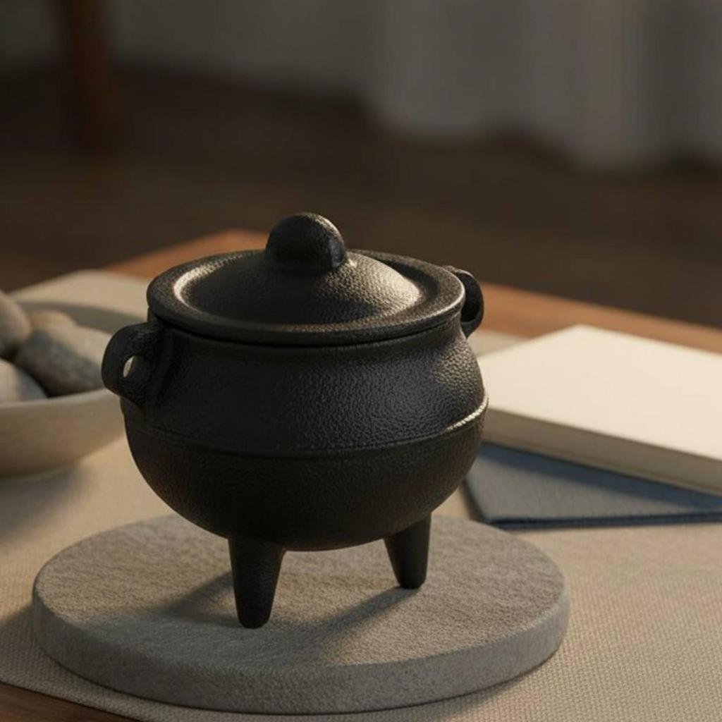 Cast Iron Aromatic Resin Burner Heat Resistant Home Decor Multifunctional