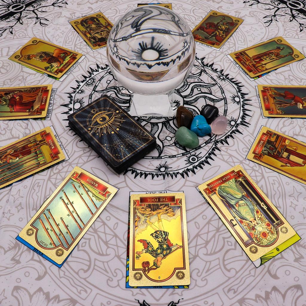 2x Tarot Altar Cloth Reading Mat Tree of Life