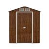 Strong Reinforced Roof  Galvanized Steel Metal Shed Outdoor Metal Garden Shed with for Tool Storage