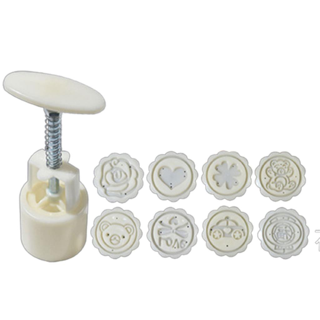 Verschiedene Mooncake Mold Mid-Autumn Festival Mooncake Mold DIY Hand Druck Fondant Dekorationen Werkzeuge Mond Kuchen Form