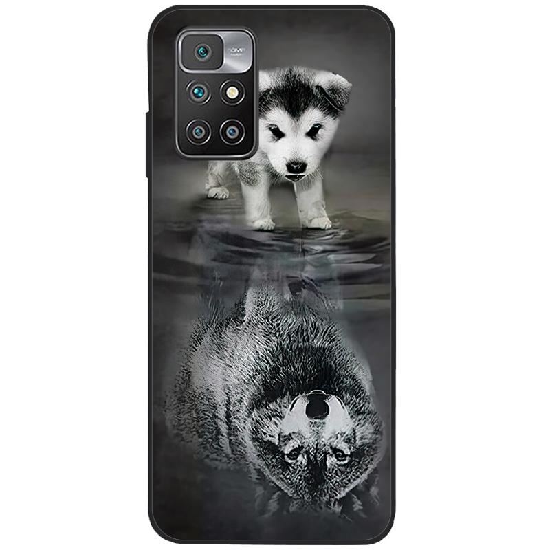 For Xiaomi Redmi 10 Case Silicone Soft TPU Back Cover For Xiaomi Redmi 10 Redmi10 Phone Cases Cute Painted Cover Shockproof Capa