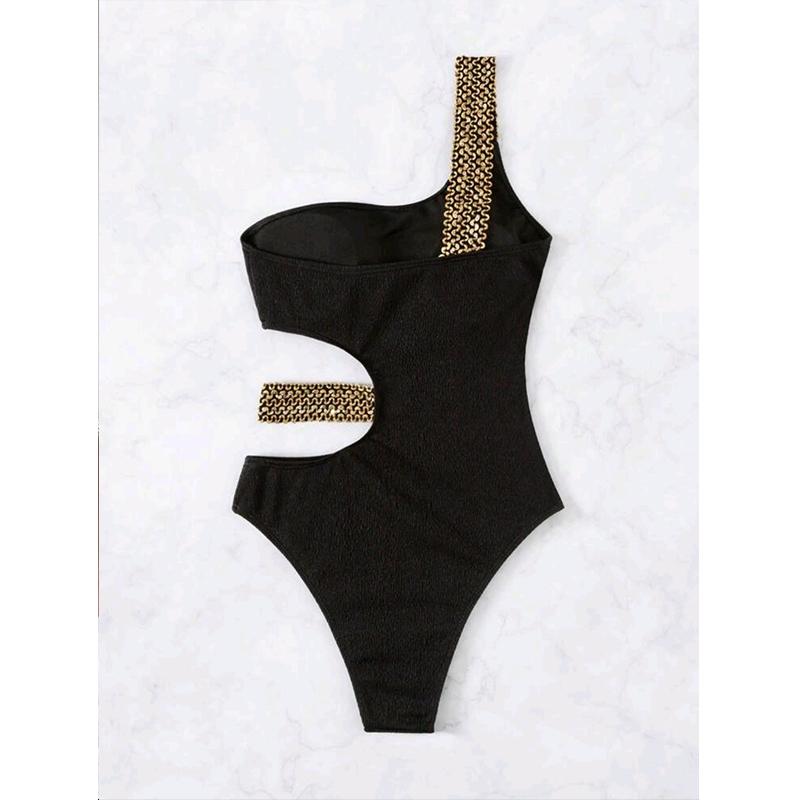 Styl plavky Plavky Dámské Jednodílné body Plavky Dámské letní plavky Push Up Beachwear Bikiny