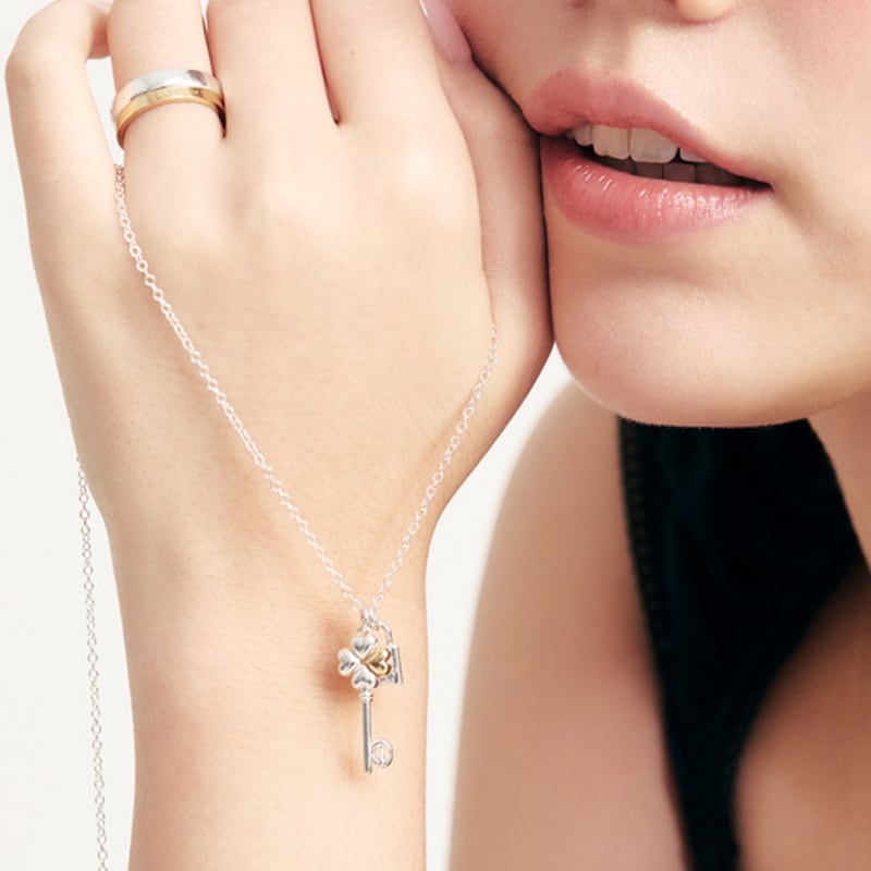 

LOVEMBER [silver 925] LVM Lock N SILVER&GOLD