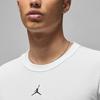 Jordan Solid Color Crew Neck Casual Sport Short Sleeve T-Shirt Men Tops White FN5830-100