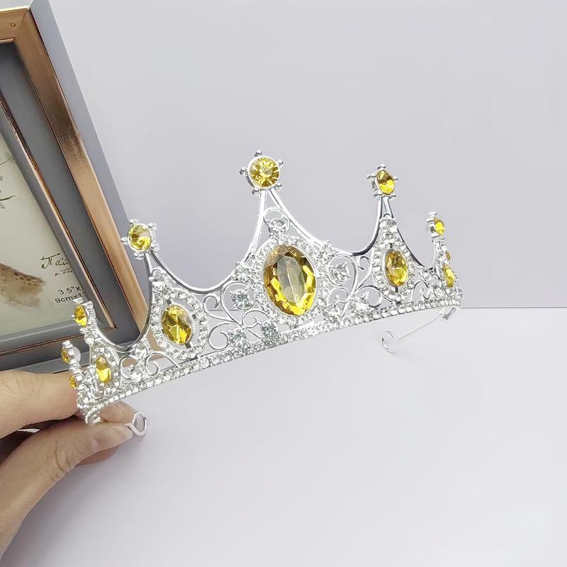 Bridal Jewelry Alloy Tiara Girls Birthday Gift Hair Accessories Girl Crown Fashion Headband Princess Crown