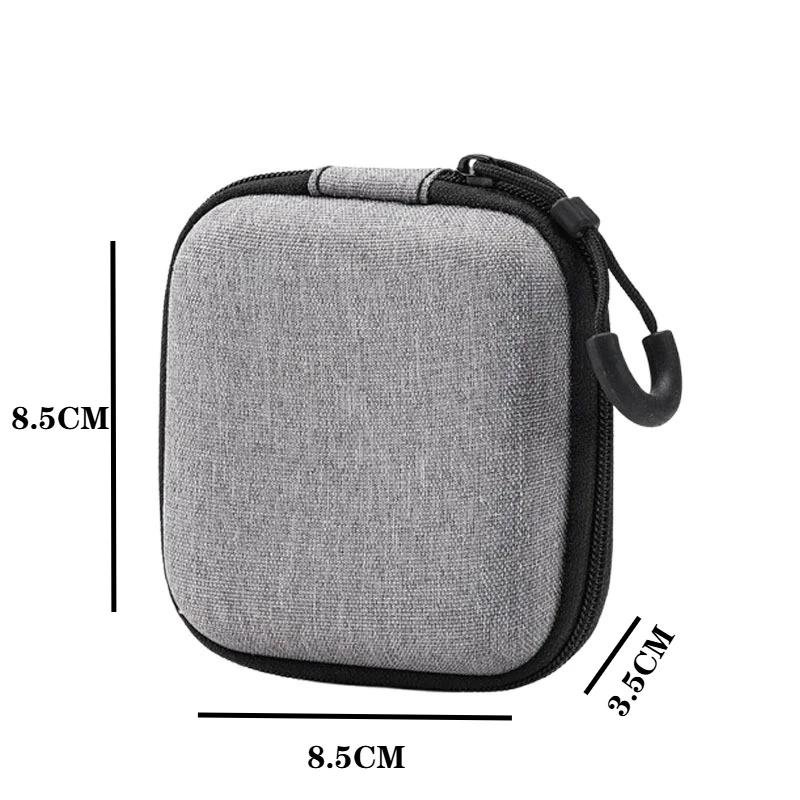 Tragbare Elektronik-Organizer-Tasche für Kopfhörer, Ladekabel, Festplatte, EVA-Hartschale mit Reißverschluss, Reisekoffer, Tragetasche