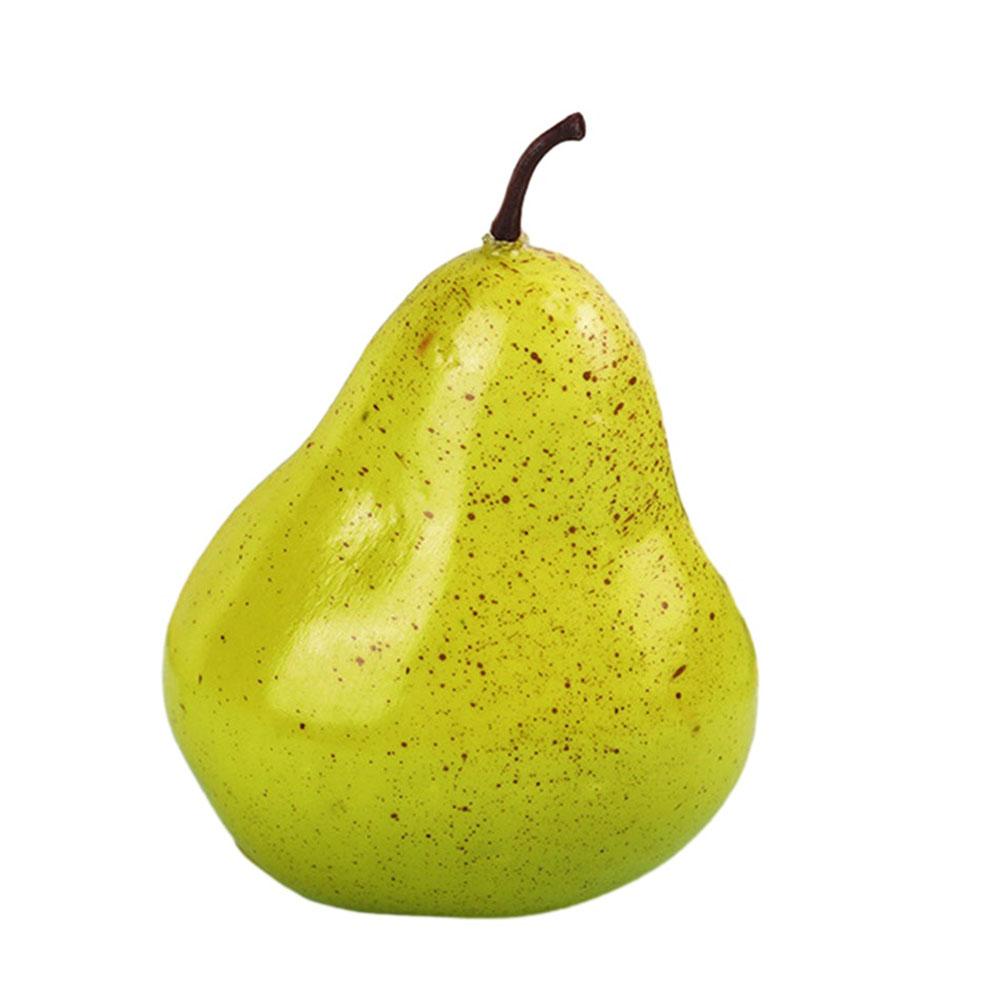 1pc Simulation Fruit Plastic Fake Lemon Peach Orange Pear Banana Artificial Fruits Home Decor Ornament Photography Props