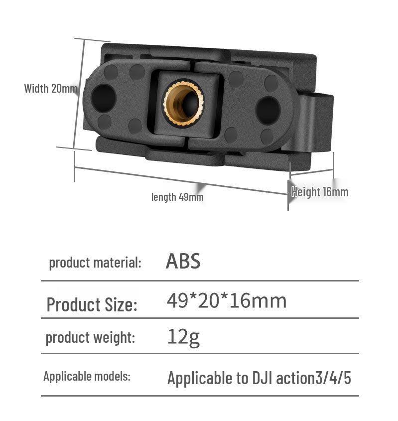 Adapter magnetycznego uchwytu szybkiego uwalniania serii DJI OSMO Action